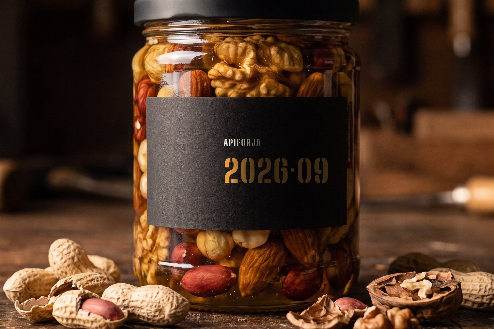 Nuts fermentées au miel, lot 2026·09 (visualisation)